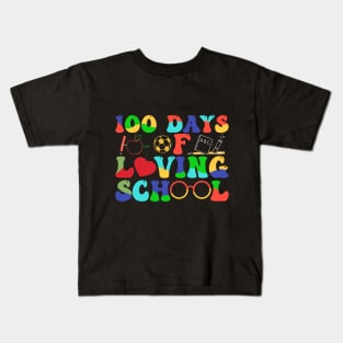 100 days Of loving school Kids T-Shirt